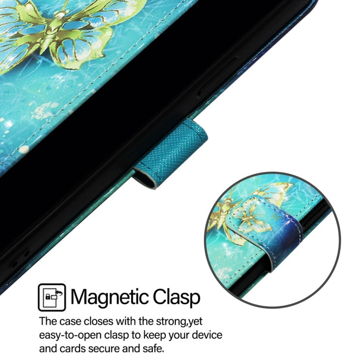 3D Painting Horizontal Flip Leather Phone Case, For iPhone 16 Pro, For iPhone 16 Plus, For iPhone 16