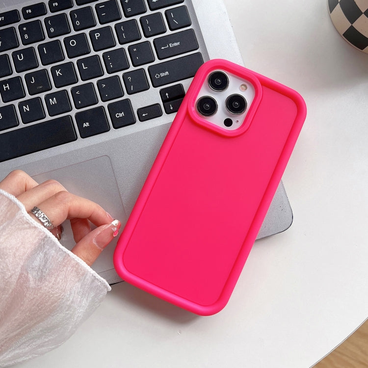 Phone Case – Shockproof (iPhone SE 2022) For iPhone 13 Pro Max Rose Red