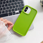 Shockproof Frame Frosted TPU Phone Case, For iPhone XS Max, For iPhone 8 Plus / 7 Plus For iPhone XS Max Green