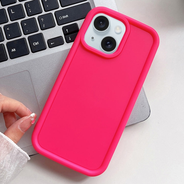 Phone Case – Shockproof (iPhone 15 Pro Max) #3 For iPhone 15 Rose Red