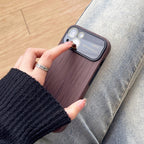 Wood Grain TPU Phone Case with Lens Film, For iPhone 12 Pro Max, For...