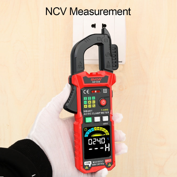 GVDA GD166B Digital Clamp Multimeter Supports DC, GD166B