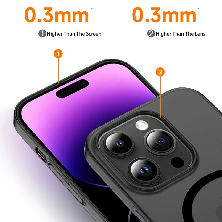 High Transparency Ice Fog Phone Case, For iPhone 14, For iPhone 14 Pro,...