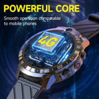 MT27 4G+64G 1.6 inch IP67 Waterproof 4G Android 8.1 Smart Watch Support Heart Rate / GPS, Leather Band
