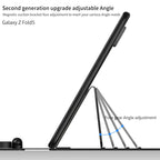 GKK Gear Adjustment Bluetooth Keyboard + Pen + Mouse + Case Set – Leather, Bluetooth, For Samsung Galaxy Z Fold5