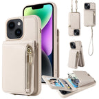 Phone Case – Leather (iPhone 14 Plus) For iPhone 14 Plus Beige