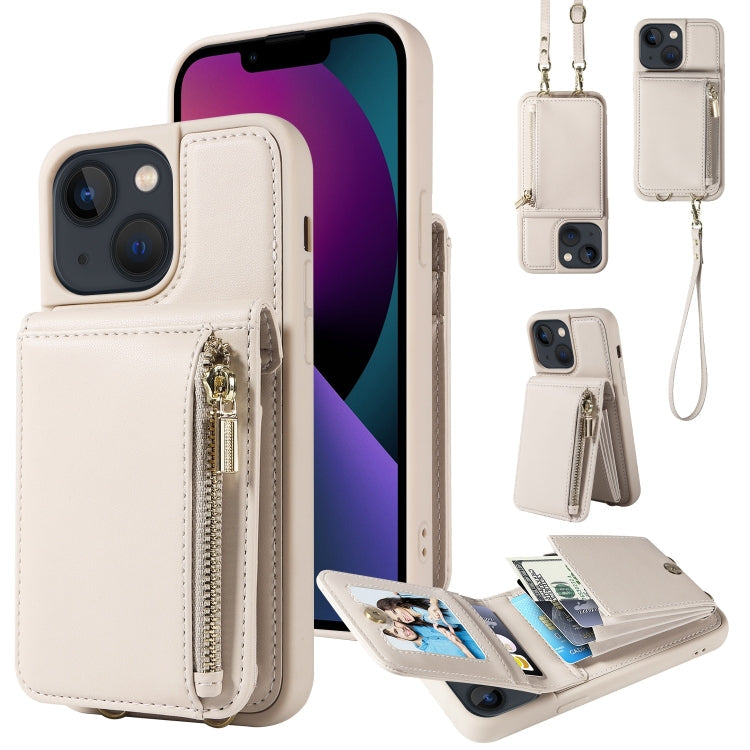 Phone Case – Leather (iPhone SE 2022) #4 For iPhone 13 Beige