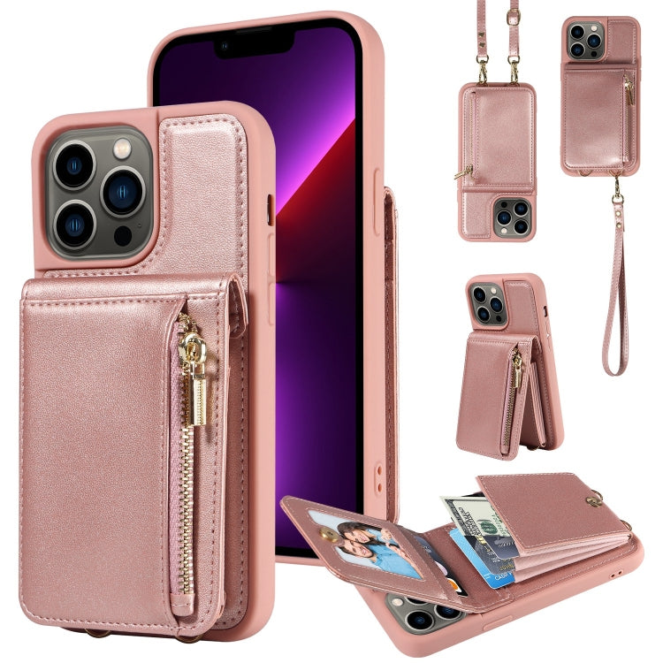 Phone Case – Leather (iPhone SE 2022) #4 For iPhone 13 Pro Rose Gold