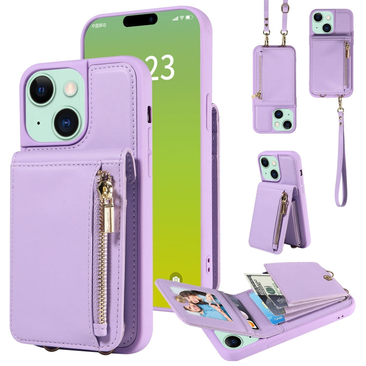 Phone Case – Leather (iPhone 15 Pro Max) #3 For iPhone 15 Plus Purple