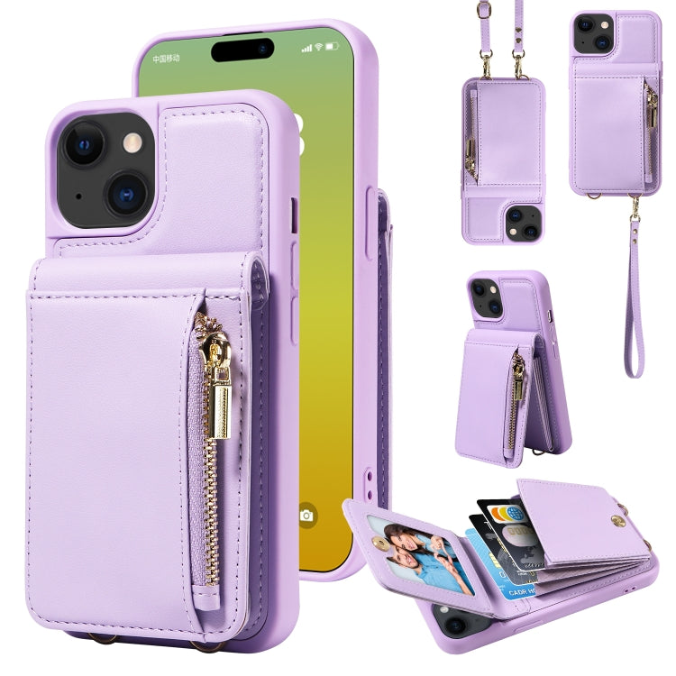 Phone Case – Leather (iPhone 15 Pro Max) #3 For iPhone 15 Purple