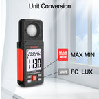 GVDA GD158 200000Lux Digital Light Meter Tester Brightness Photometer – Durable Build, Easy to Use