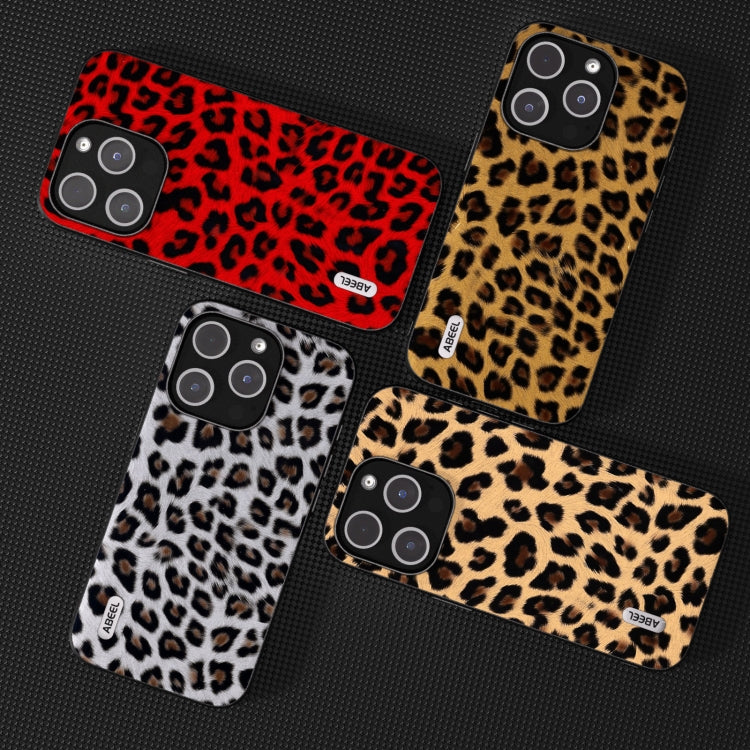 ABEEL Phone Case – Black Edge Leopard Phone Case, For iPhone 15 Pro Max, For iPhone 15...