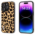 ABEEL Black Edge Leopard Phone Case, For iPhone 14 Pro, For iPhone 14 Pro Max For iPhone 14 Pro Leopard Print
