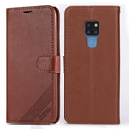 AZNS Sheepskin Texture Horizontal Flip Leather Case with Holder & Card Slots & Wallet, For Huawei Mate 20 / 20X, For Huawei Mate 20 Pro, For Huawei Mate 30 Lite / Nova 5i Pro, For Huawei Mate 30 / Mate 30 Pro, For Huawei Nova 5 / 5 Pro                 ... For Huawei Mate 20 20X Brown