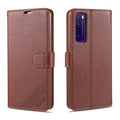 AZNS Sheepskin Texture Horizontal Flip Leather Case with Holder & Card Slots & Wallet, For Huawei Nova 7 / 7 Pro, For Huawei Nova 7 SE, For Huawei P30, For Huawei P30 Lite / Nova 4E, For Huawei P30 Pro, For Huawei P40 / P40 Pro                         ... For Huawei Nova 7 7 Pro Brown