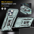 Armor PC + TPU Camera Shield Phone Case, For iPhone 15 Pro Max, For iPhone 15 Pro, For iPhone 15 Plus