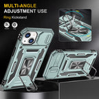 Armor PC + TPU Camera Shield Phone Case, For iPhone 15