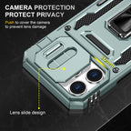 Armor PC + TPU Camera Shield Phone Case, For iPhone 18 Pro / 17 Pro, For iPhone 18 Pro Max / 17 Pro Max, For iPhone 17e / 16e