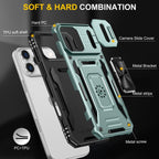 Armor PC + TPU Camera Shield Phone Case, For iPhone 18 Pro / 17 Pro, For iPhone 18 Pro Max / 17 Pro Max, For iPhone 17e / 16e