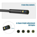 P40 5.5mm 1080P IP68 Waterproof 4.3 inch Highlight Screen Dual Camera Digital Endoscope, 2m Hard Cable, 5m Hard Cable, 10m Hard Cable