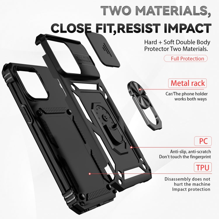Sliding Camshield Holder Phone Case, For iPhone 15 Pro Max, For iPhone...