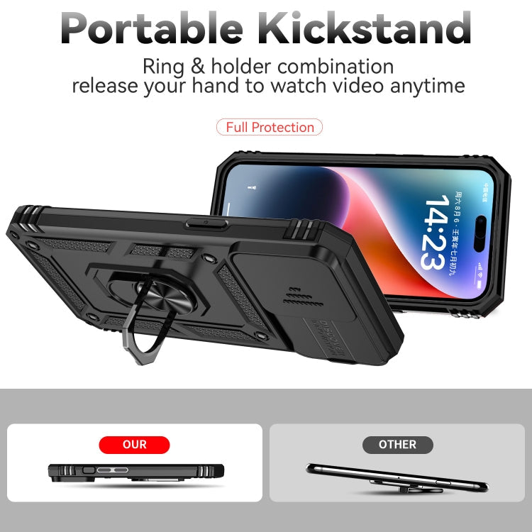 Sliding Camshield Holder Phone Case, For iPhone 15 Pro Max, For iPhone...