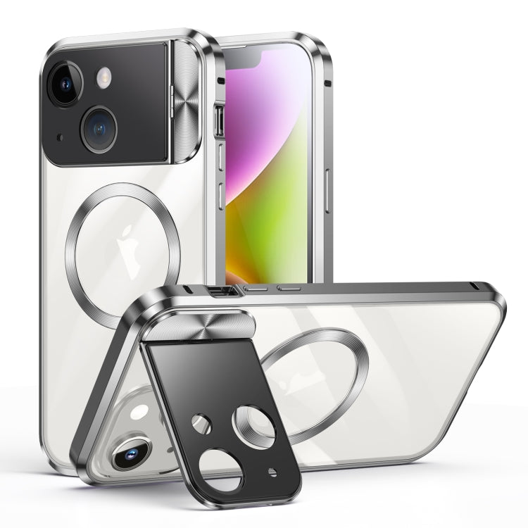 Phone Case – Magnetic (iPhone 15 Pro Max) #2 For iPhone 14 Silver