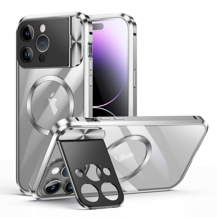 Phone Case – Magnetic (iPhone 15 Pro Max) #2 For iPhone 14 Pro Silver