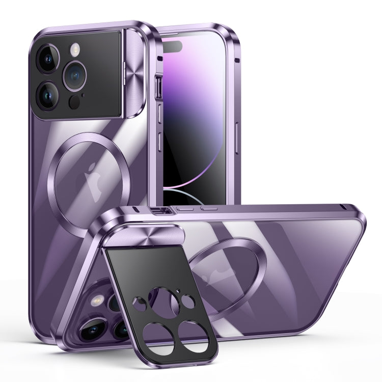 Phone Case – Magnetic (iPhone 15 Pro Max) #2 For iPhone 14 Pro Purple