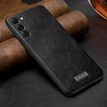 SULADA Shockproof TPU Hybrid Handmade Leather Phone Case, For Samsung Galaxy S25 5G, For Samsung Galaxy S25+ 5G, For Samsung Galaxy S25 Ultra 5G, For Samsung Galaxy S24 Ultra 5G For Samsung Galaxy S25 5G Black