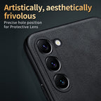 SULADA Shockproof TPU Hybrid Handmade Leather Phone Case, For Samsung Galaxy S25 5G, For Samsung Galaxy S25+ 5G, For Samsung Galaxy S25 Ultra 5G, For Samsung Galaxy S24 Ultra 5G