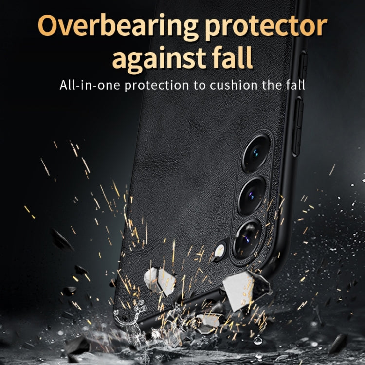 SULADA Shockproof TPU Hybrid Handmade Leather Phone Case, For Samsung Galaxy S25 5G, For Samsung Galaxy S25+ 5G, For Samsung Galaxy S25 Ultra 5G, For Samsung Galaxy S24 Ultra 5G