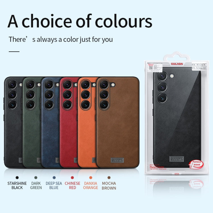 Shockproof TPU Hybrid Handmade Leather Phone Case – Shockproof, Leather, TPU, For Samsung Galaxy S24+ 5G, For Samsung Galaxy S24 5G, For Samsung Galaxy S23 Ultra 5G, For Samsung Galaxy S23+ 5G