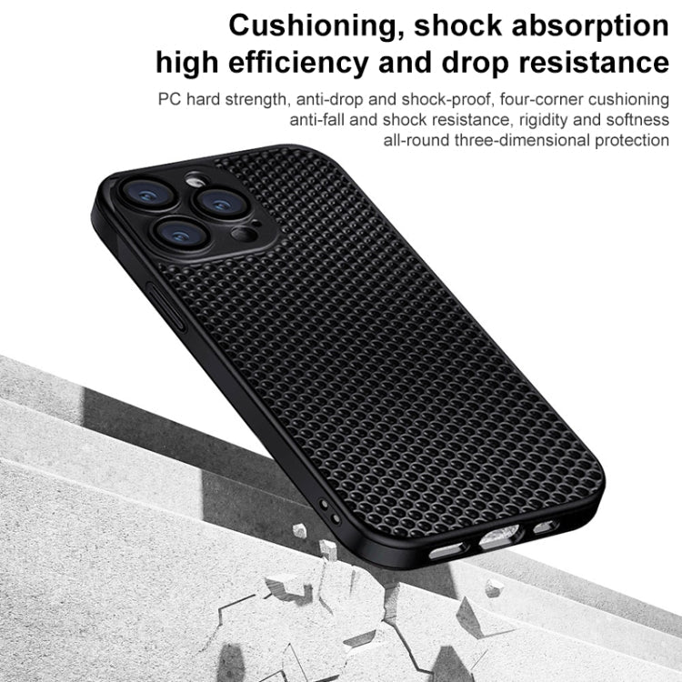 Honeycomb Radiating PC Phone Case, For iPhone 12 Pro, For iPhone 11 Pro Max, For iPhone 11