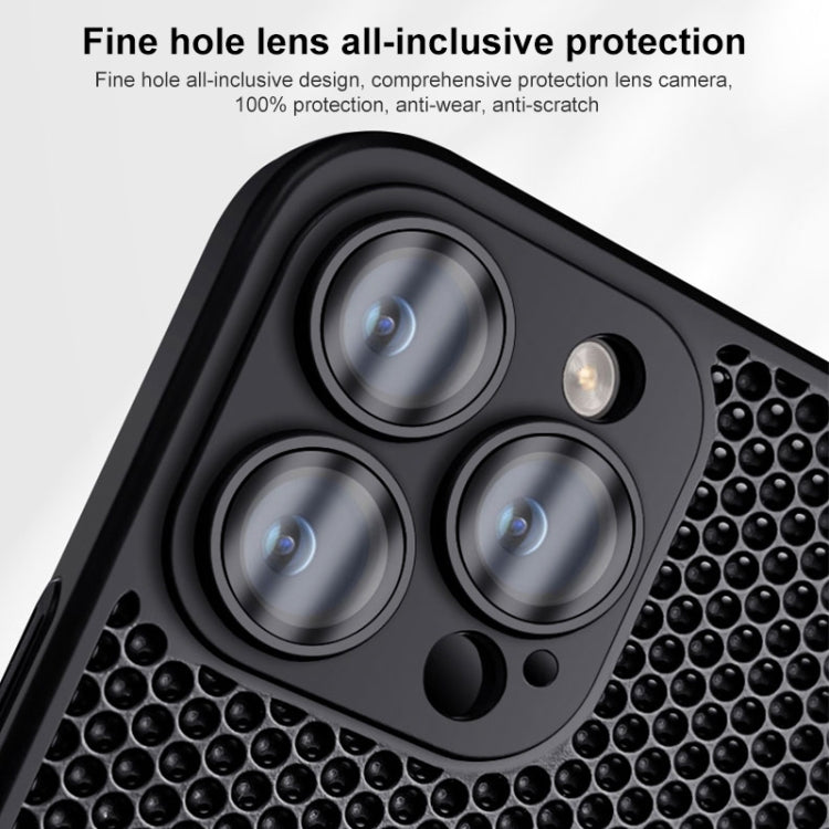 Honeycomb Radiating PC Phone Case, For iPhone 14 Plus, For iPhone 14,...