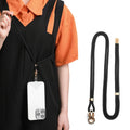Accessory – Multifunctional Universal Mobile Phone Love Lanyard Black