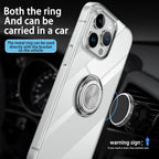 Ring Holder TPU Phone Case, For iPhone 15 Pro, For iPhone 15 Plus, For iPhone 14 Plus, For iPhone 14 Pro, For iPhone 13 Pro Max, For iPhone 13 Pro, For iPhone 13, For iPhone 12 Pro Max, For iPhone 12 Pro, For iPhone 11 Pro Max