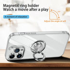 Ring Holder TPU Phone Case, For iPhone 15 Pro, For iPhone 15 Plus, For iPhone 14 Plus, For iPhone 14 Pro, For iPhone 13 Pro Max, For iPhone 13 Pro, For iPhone 13, For iPhone 12 Pro Max, For iPhone 12 Pro, For iPhone 11 Pro Max