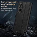 All-inclusive Magnetic Snap Flip Leather Phone Case – Magnetic, Flip, Leather, For Samsung Galaxy Z Fold2 / W21