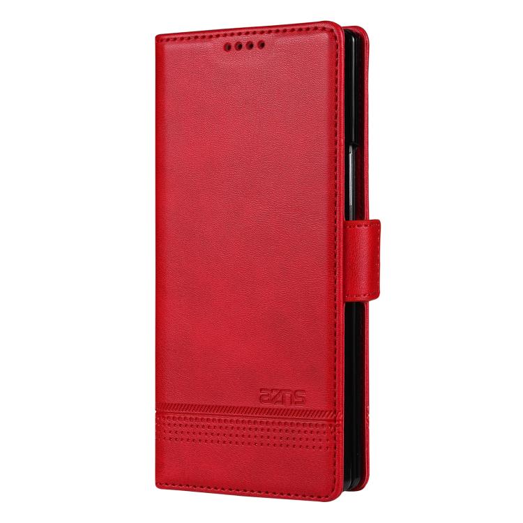 AZNS Magnetic Calf Texture Flip Leather Phone Case, For Galaxy Z Fold8 Ultra 5G, For Galaxy Z Flip8 5G, For Samsung Galaxy Z Flip7 FE / Flip6, For Samsung Galaxy Z Fold7 5G