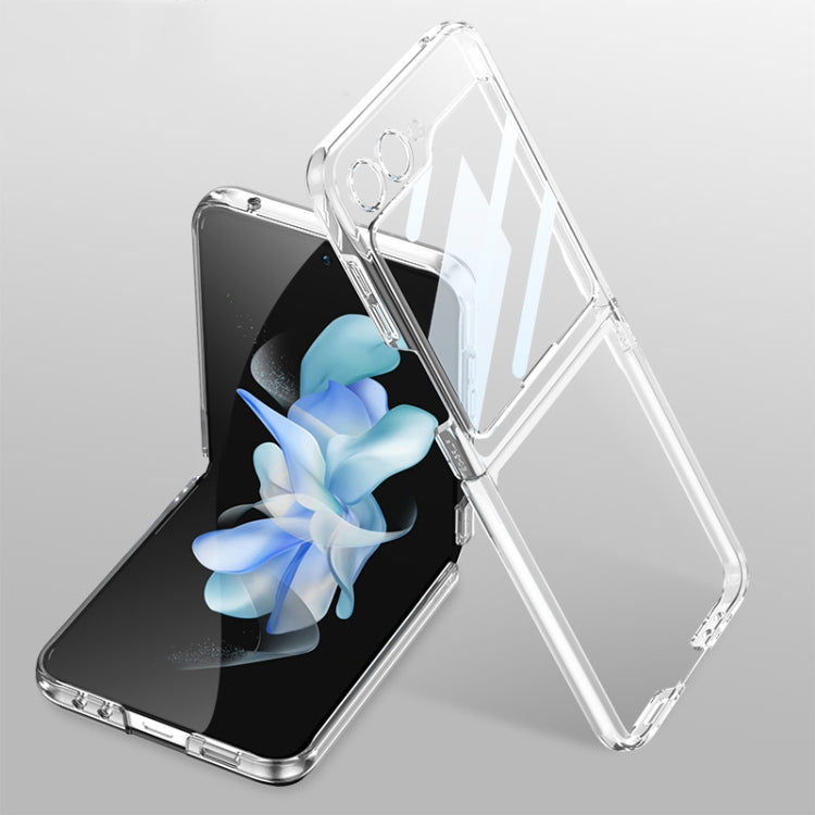 GKK Integrated Electroplating Full Coverage Phone Case – Wear-resistant, TPU, Electroplating, For Samsung Galaxy Z Flip5 For Samsung Galaxy Z Flip5 Transparent