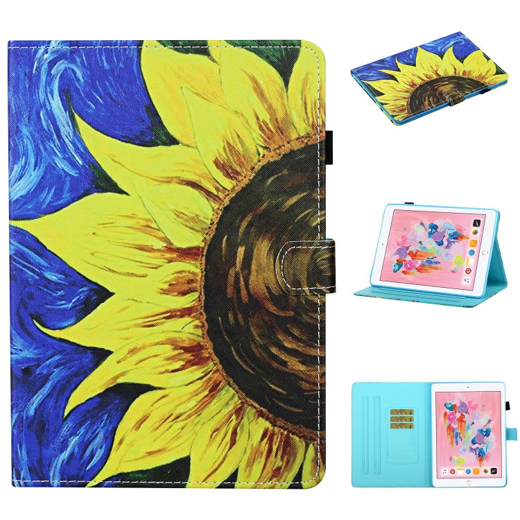Case – Leather (iPad 10) #10 For iPad 10.2 Air 2019 Pro 10.5 Sunflower
