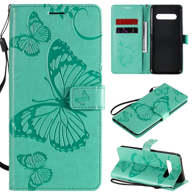 3D Butterflies Embossing Pattern Horizontal Flip Leather Case with Holder & Card Slot & Wallet – Card Slot, Flip, Leather, For LG V60, For Motorola Moto G Power, For Motorola Moto G8 Power Lite