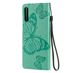 3D Butterflies Embossing Pattern Horizontal Flip Leather Case with Holder & Card Slot & Wallet – Card Slot, Flip, Leather, For Sony Xperia L4, For Sony Xperia 10 II, For Xiaomi Redmi K30 Pro