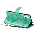 3D Butterflies Embossing Pattern Horizontal Flip Leather Case with Holder & Card Slot & Wallet – Card Slot, Flip, Leather, For Sony Xperia L4, For Sony Xperia 10 II, For Xiaomi Redmi K30 Pro