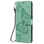3D Butterflies Embossing Pattern Horizontal Flip Leather Case with Holder & Card Slot & Wallet – Card Slot, Flip, Leather, For Huawei Nova 7, For Huawei Nova 7 Pro, For Huawei Nova 7 SE / P40 Lite 5G