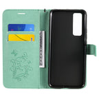 3D Butterflies Embossing Pattern Horizontal Flip Leather Case with Holder & Card Slot & Wallet – Card Slot, Flip, Leather, For Huawei Nova 7, For Huawei Nova 7 Pro, For Huawei Nova 7 SE / P40 Lite 5G
