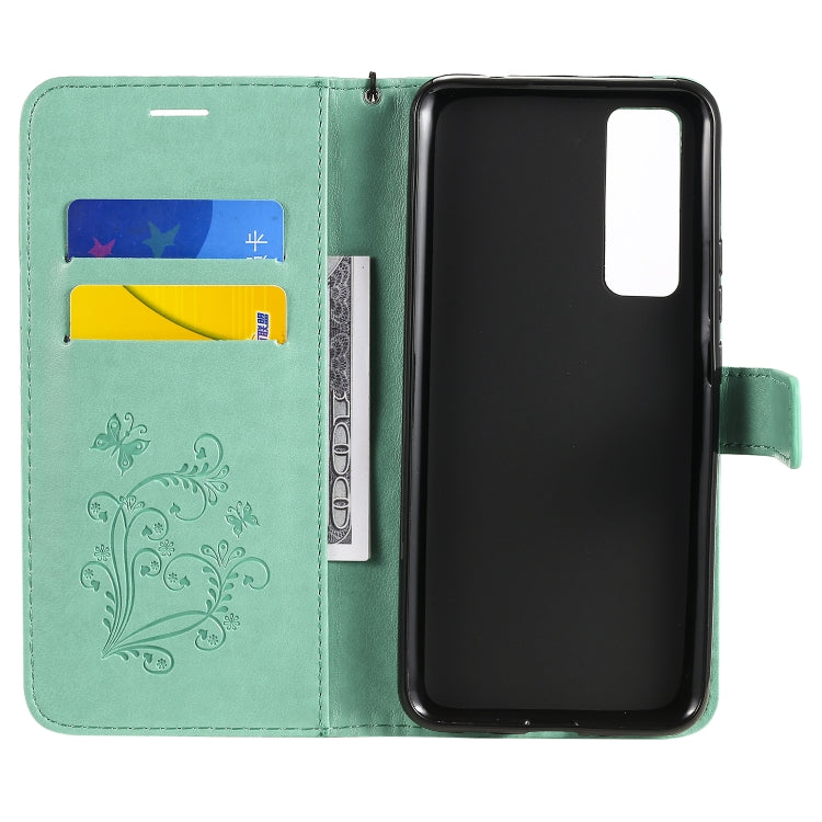 3D Butterflies Embossing Pattern Horizontal Flip Leather Case with Holder & Card Slot & Wallet – Card Slot, Flip, Leather, For Huawei Nova 7, For Huawei Nova 7 Pro, For Huawei Nova 7 SE / P40 Lite 5G
