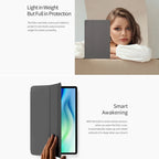 3-Fold Holder Folio Leather Tablet Smart Case – Leather, For Teclast P50, For Teclast P30T, For Teclast T60, For Teclast P85T, For Teclast T50 Pro, For Teclast T40S