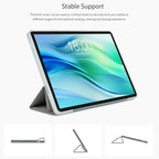 3-Fold Holder Folio Leather Tablet Smart Case – Leather, For Teclast P50, For Teclast P30T, For Teclast T60, For Teclast P85T, For Teclast T50 Pro, For Teclast T40S
